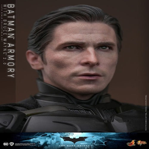 The Dark Knight Movie Masterpiece Actionfigur & Diorama 1/6 Batman Armory with Bruce Wayne (2.0) 30 cm