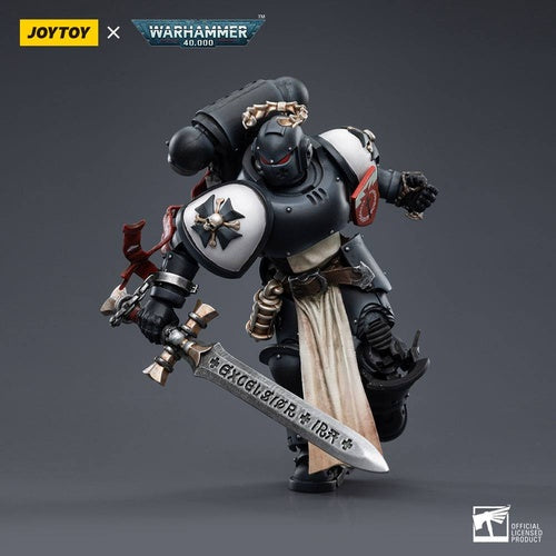 Warhammer 40k Actionfigur 1/18 Black Templars The Emperors Champion Rolantus 12 cm