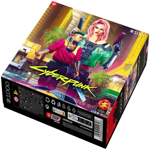 Cyberpunk 2077 Puzzle Kitsch Style (1000 pièces)