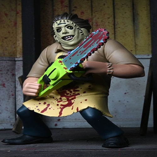 Texas Chainsaw Massacre Toony Terrors Actionfigur 50th Anniversary Leatherface (Bloody) 15 cm