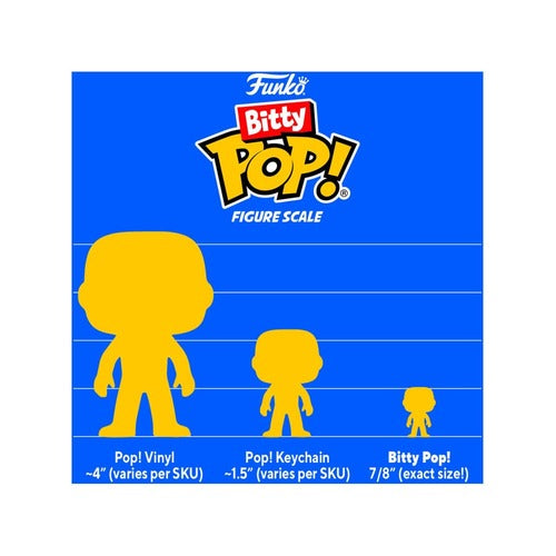 Stranger Things Bitty POP! Vinyl Figuren 4er-Pack Hopper 2,5 cm