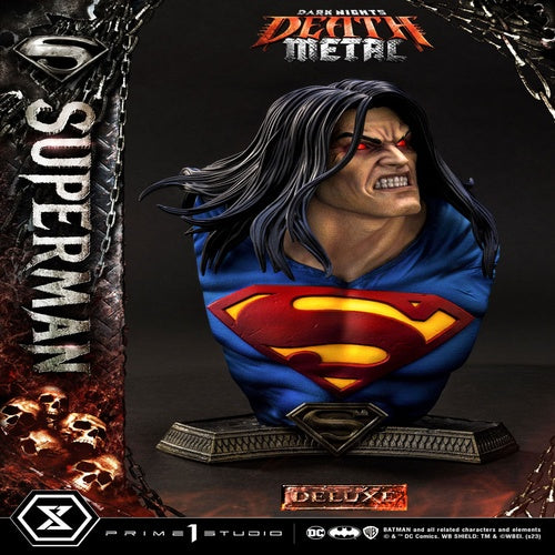 Dark Nights: Death Metal statuette 1/3 Death Metal Superman Deluxe Ver. 94 cm