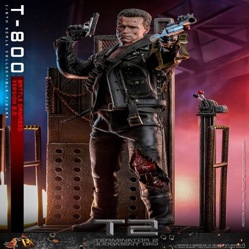 Terminator 2 figurine 1/6 Movie Masterpiece T-800 Battle Damaged Version 2.0 32 cm