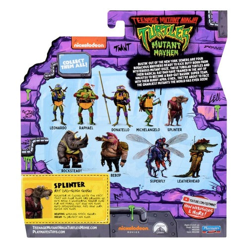 Tortues Ninja: Mutant Mayhem figurine Splinter 10 cm