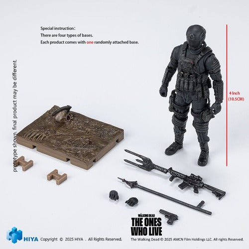 The Walking Dead: The Ones Who Lived figurine 1/18 Exquisite Mini CRM Soldier 10 cm