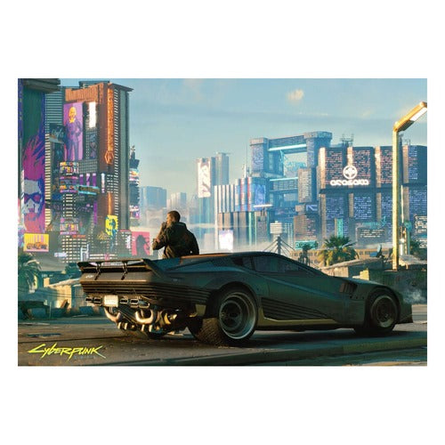 Cyberpunk 2077 puzzle Gaming Mercenary on the Rise (1000 pièces)