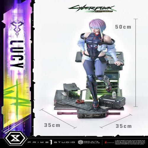 Cyberpunk: Edgerunners Real Elite Masterline Series Statue 1/4 Lucy Deluxe Bonus Version 50 cm