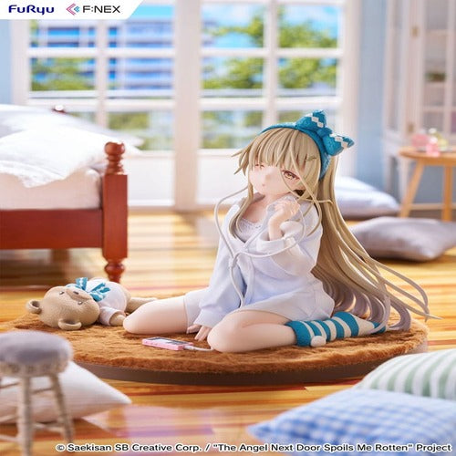 The Angel Next Door Spoils Me Rotten F:Nex statuette PVC 1/7 Mahiru Shiina Relax Ver. 14 cm