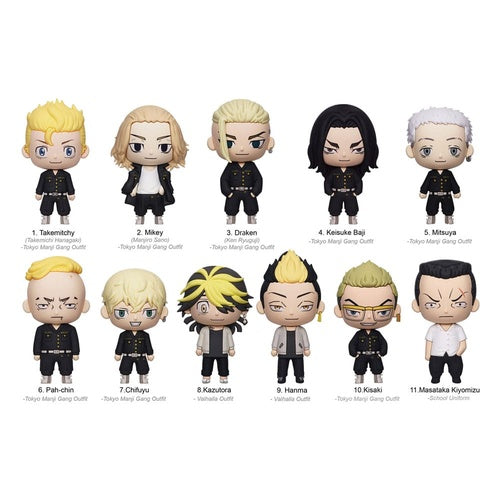 Tokyo Revengers 3D PVC-Taschenanhänger Series 2 Display (24)