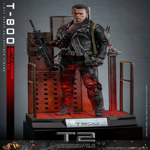 Terminator 2 figurine 1/6 Movie Masterpiece T-800 Battle Damaged Version 2.0 32 cm