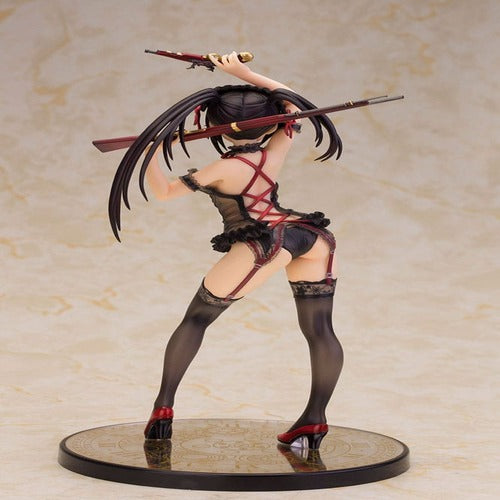 Date A Live statuette 1/7 Kurumi Tokisaki Lingerie Ver. Black 24 cm