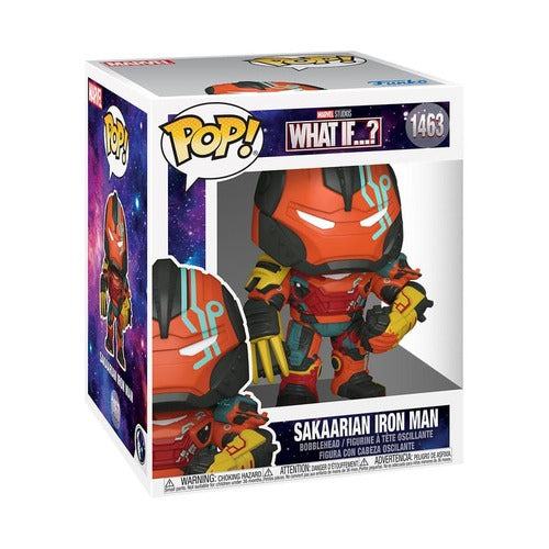 What If...? Figurine Oversized POP! Animation Vinyl Sakaarian Iron Man 15 cm
