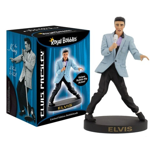 Elvis Presley Bobble Head Bobblehips '56 Blue