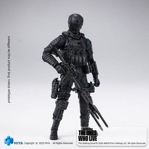 The Walking Dead: The Ones Who Lived figurine 1/18 Exquisite Mini CRM Soldier 10 cm