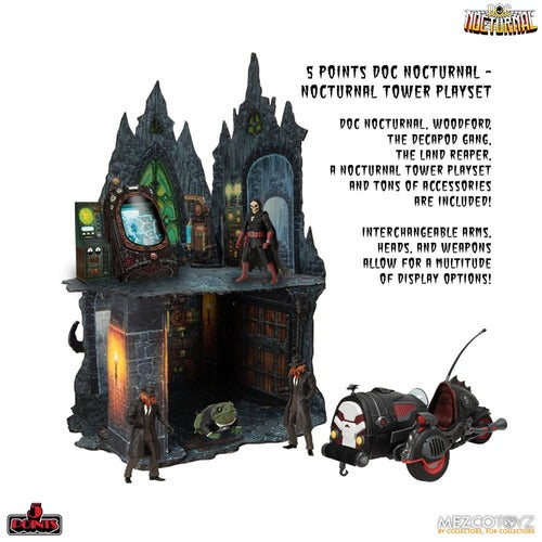 Doc Nocturnal figurines 5 Points Nocturnal Tower Playset 9 cm