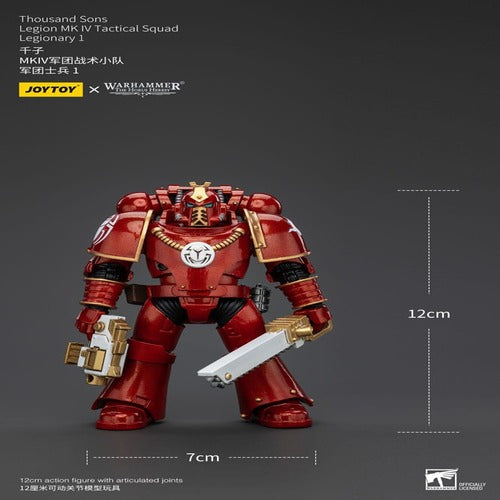 Warhammer The Horus Heresy figurine 1/18 Thousand Sons Legion MK IV Tactical Squad Legionary 1 12 cm