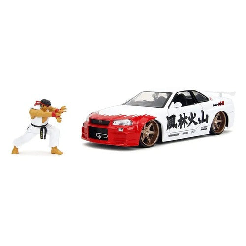 Street Fighter Véhicule 1/24 Nissan Skyline GTR