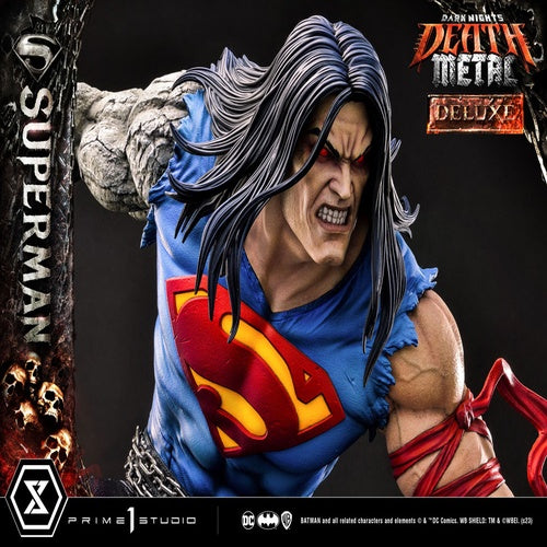 Dark Nights: Death Metal statuette 1/3 Death Metal Superman Deluxe Ver. 94 cm