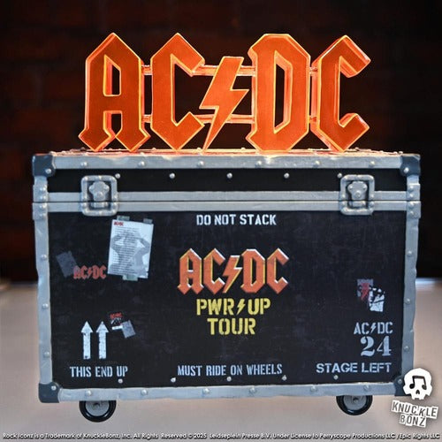 AC/DC statuette Rock Ikonz On Tour PWR UP Tour Road Case