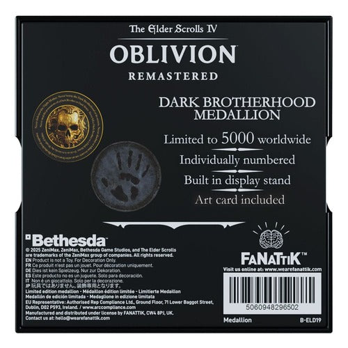 The Elder Scrolls IV: Oblivion médaillon Dark Brotherhood