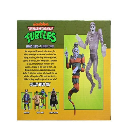 Teenage Mutant Ninja Turtles: Saturday Morning Adventures 2-Pack figurines Creepy Eddie & Shibano-Sama 17 cm