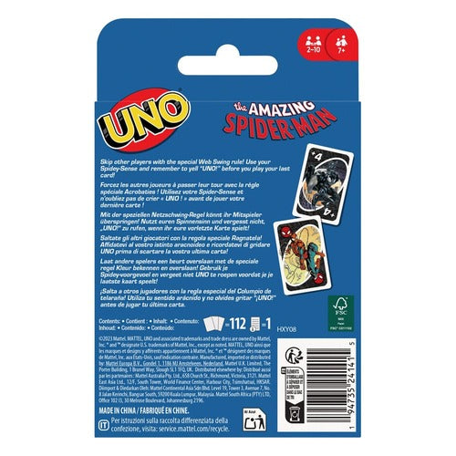 The Amazing Spider-Man jeu de cartes UNO