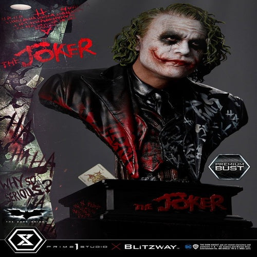 The Dark Knight Premium Büste The Joker 26 cm