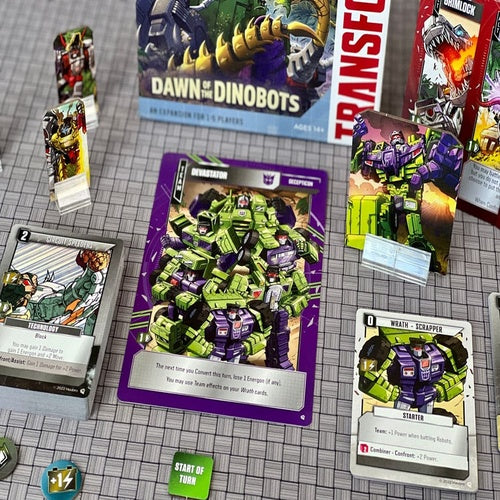 Transformers Jeu de cartes Deck-Building Dawn of the Dinobots Expansion *ANGLAIS*