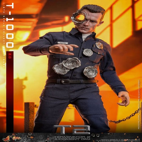 Terminator 2 figurine 1/6 Movie Masterpiece T-1000 (2.0) 31 cm