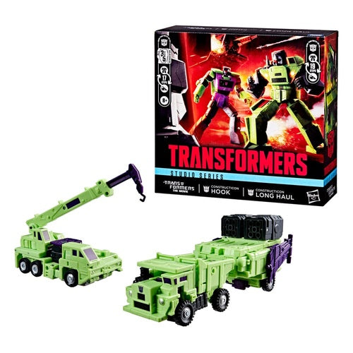 The Transformers: The Movie pack 2 figurines Constructicon Hook & Constructicon Long Haul 16 cm