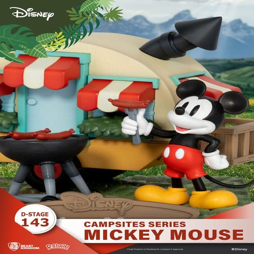 Disney diorama PVC D-Stage Campsite Series Mickey Mouse 10 cm