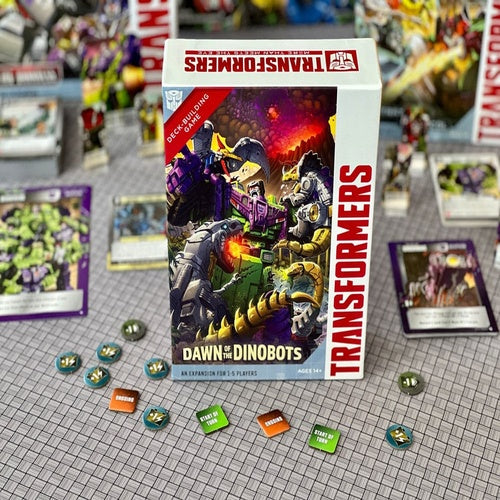 Transformers Jeu de cartes Deck-Building Dawn of the Dinobots Expansion *ANGLAIS*