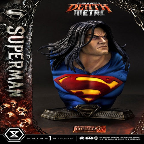 Dark Nights: Death Metal statuette 1/3 Death Metal Superman Deluxe Ver. 94 cm