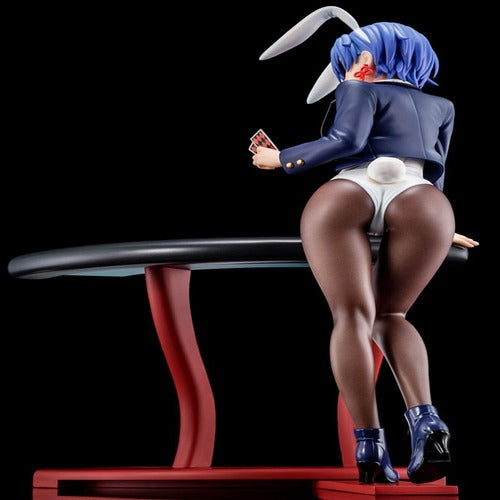 The Demon Sword Master of Excalibur Academy statuette 1/6 Sakuya Sieglinde wearing lapis lazuli blue bunny costume with Nip Slip Gimmick System 25 cm