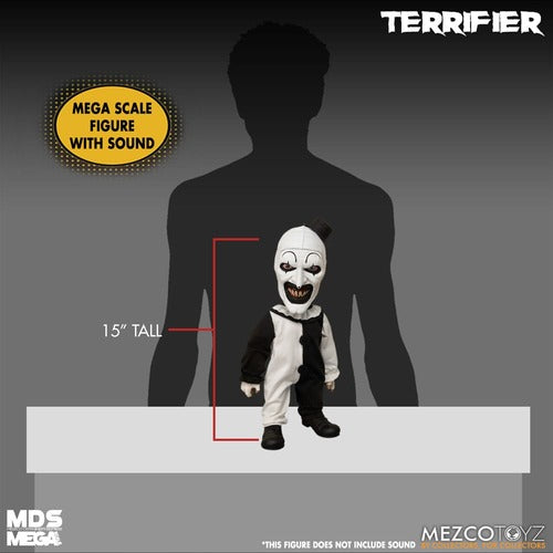 Terrifier poupée MDS Mega Scale Art the Clown with Sound 38 cm