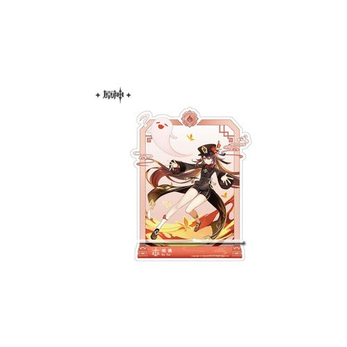 Genshin Impact Support de téléphone en acrylique Hu Tao 17 cm