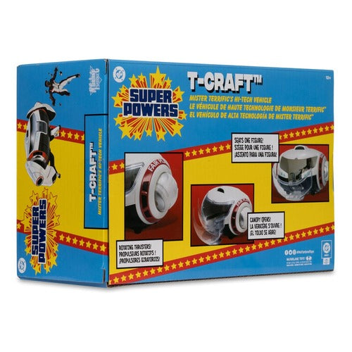 Superman (2025) DC Direct Super Powers Actionfigur mit Fahrzeug Mr. Terrific & T-Craft