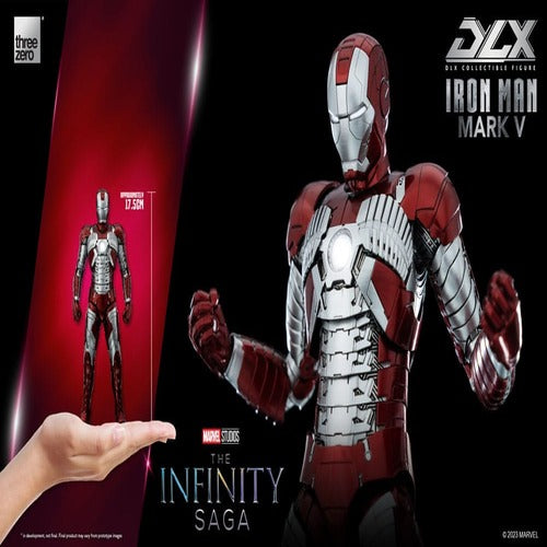 Infinity Saga figurine 1/12 DLX Iron Man Mark 5 17 cm