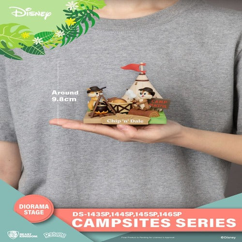 Disney diorama PVC D-Stage Campsite Series Chip & Dale Special Edition 10 cm