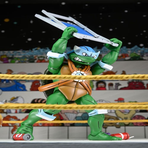Tortues Ninja (Archie Comics) figurines Pack de 4 Stump Wrestling Turtles 18 cm