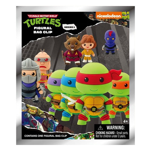 Tortues Ninja présentoir porte-clés sac à dos 3D Series 1 (24)