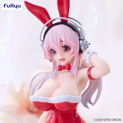 Super Sonico statuette PVC BiCute Bunnies Red Color Ver. 30 cm