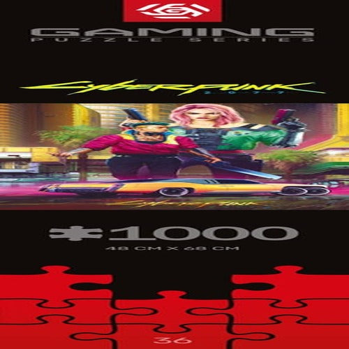Cyberpunk 2077 Puzzle Kitsch Style (1000 pièces)
