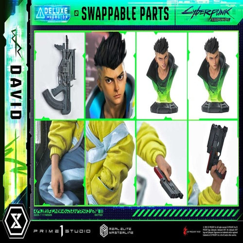 Cyberpunk: Edgerunners Real Elite Masterline Series Statue 1/4 David Bonus Version 58 cm