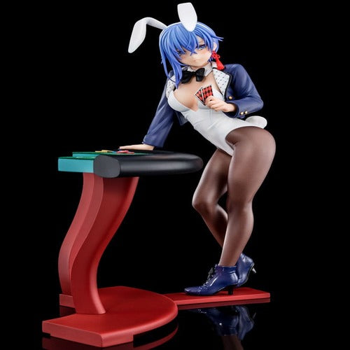 The Demon Sword Master of Excalibur Academy statuette 1/6 Sakuya Sieglinde wearing lapis lazuli blue bunny costume with Nip Slip Gimmick System 25 cm