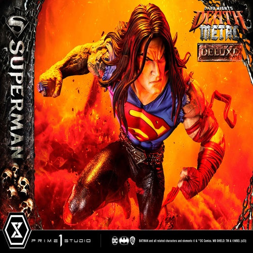 Dark Nights: Death Metal statuette 1/3 Death Metal Superman Deluxe Ver. 94 cm