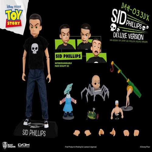 Toy Story figurine Dynamic Action Heroes Sid Phillips Deluxe Version 14 cm