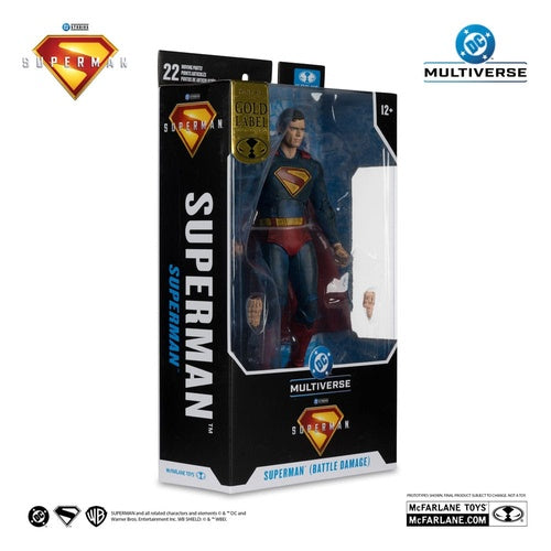 Superman (2025) DC Multiverse Actionfigur Superman (Battle Damaged) (Gold Label) 18 cm