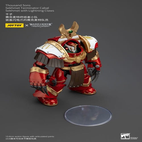 Warhammer The Horus Heresy figurine 1/18 Thousand Sons Sekhmet Terminator Cabal Sekhmet with Lightning Claws 14 cm
