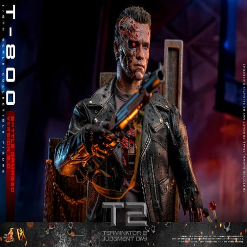 Terminator 2 figurine 1/6 Movie Masterpiece T-800 Battle Damaged Version 2.0 32 cm